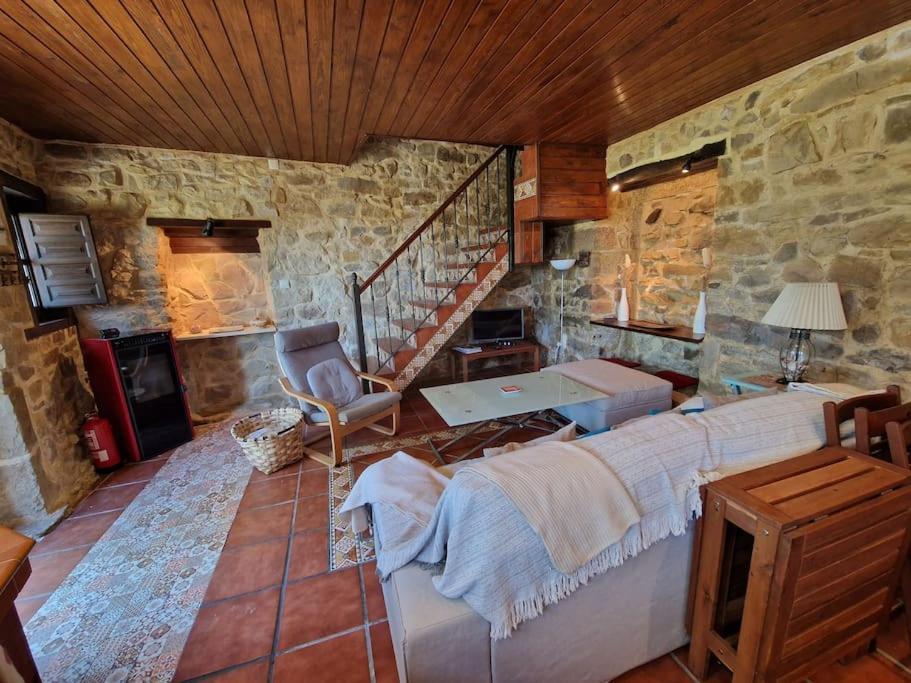 14A04 Casa De Piedra Colunga Villa Bagian luar foto